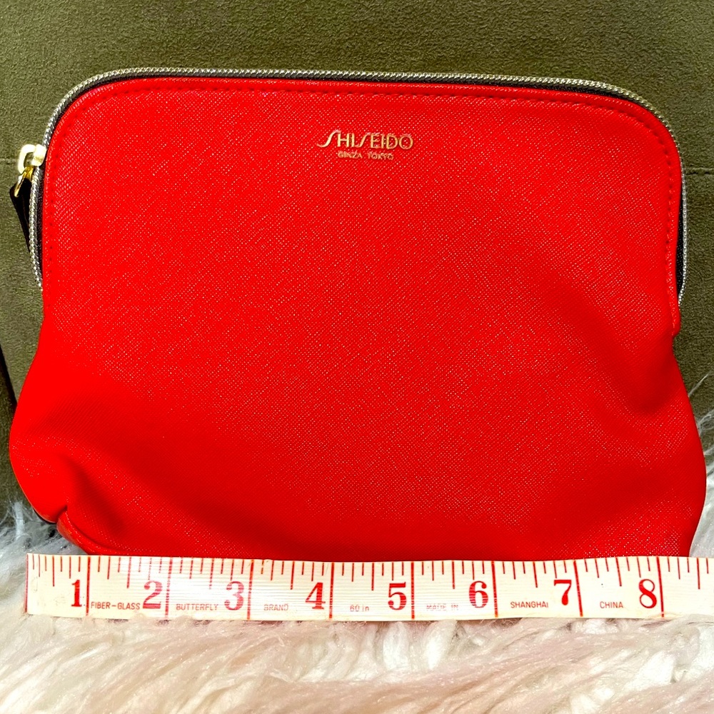 New Shiseido cosmetics bag.  One size.